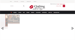 Desktop Screenshot of clothingwithakiss.com