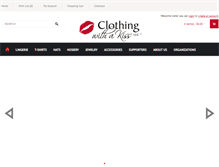 Tablet Screenshot of clothingwithakiss.com